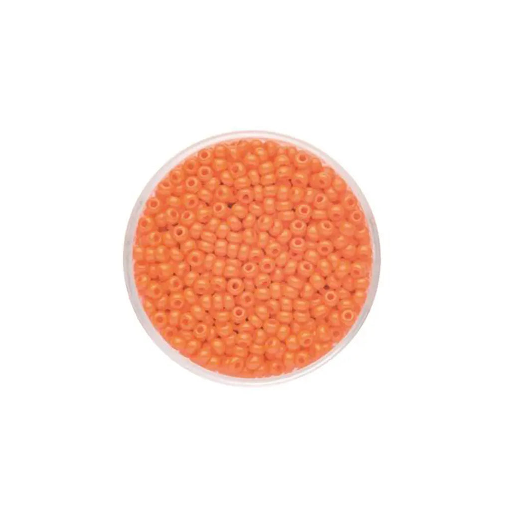 Rocaille Beads 2.6mm 17g, Luscious Orange