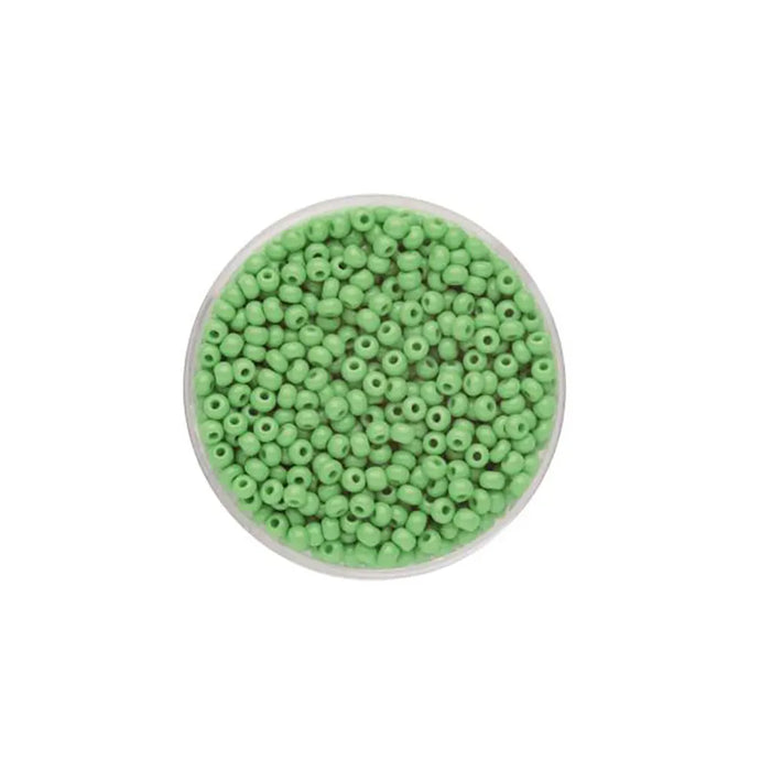 Rocaille Beads 2.6mm 17g, Luscious Green