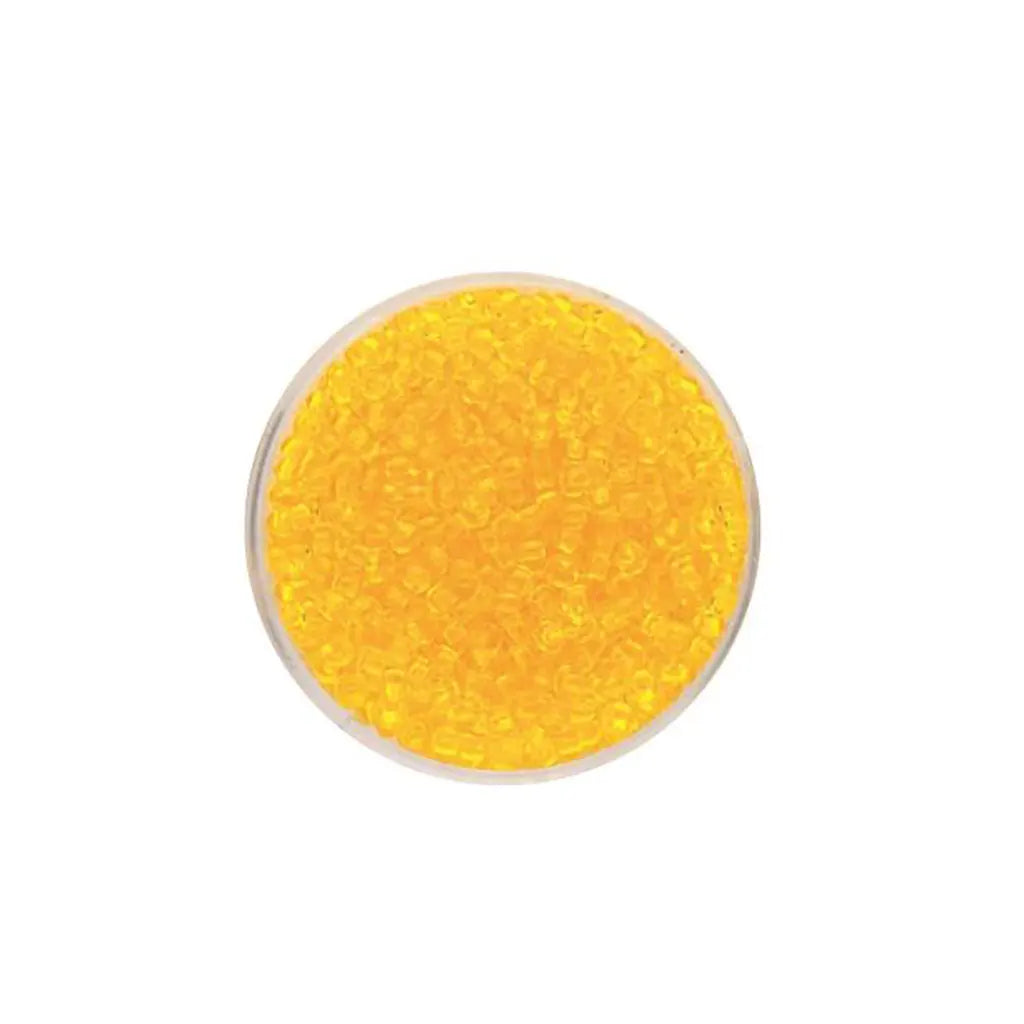 Rocaille Beads 2.6mm 17g, Transparent Lemon