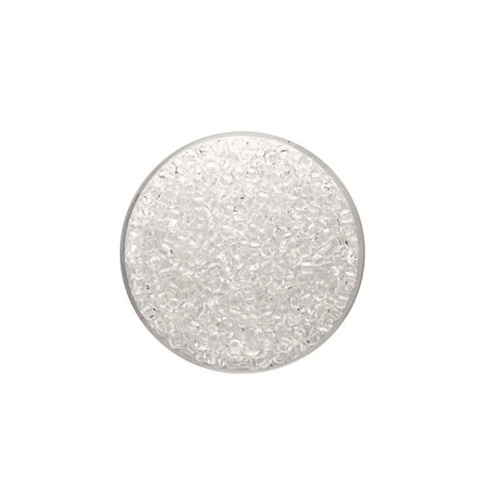 Rocaille Beads 2.6mm 17g, Transparent Crystal