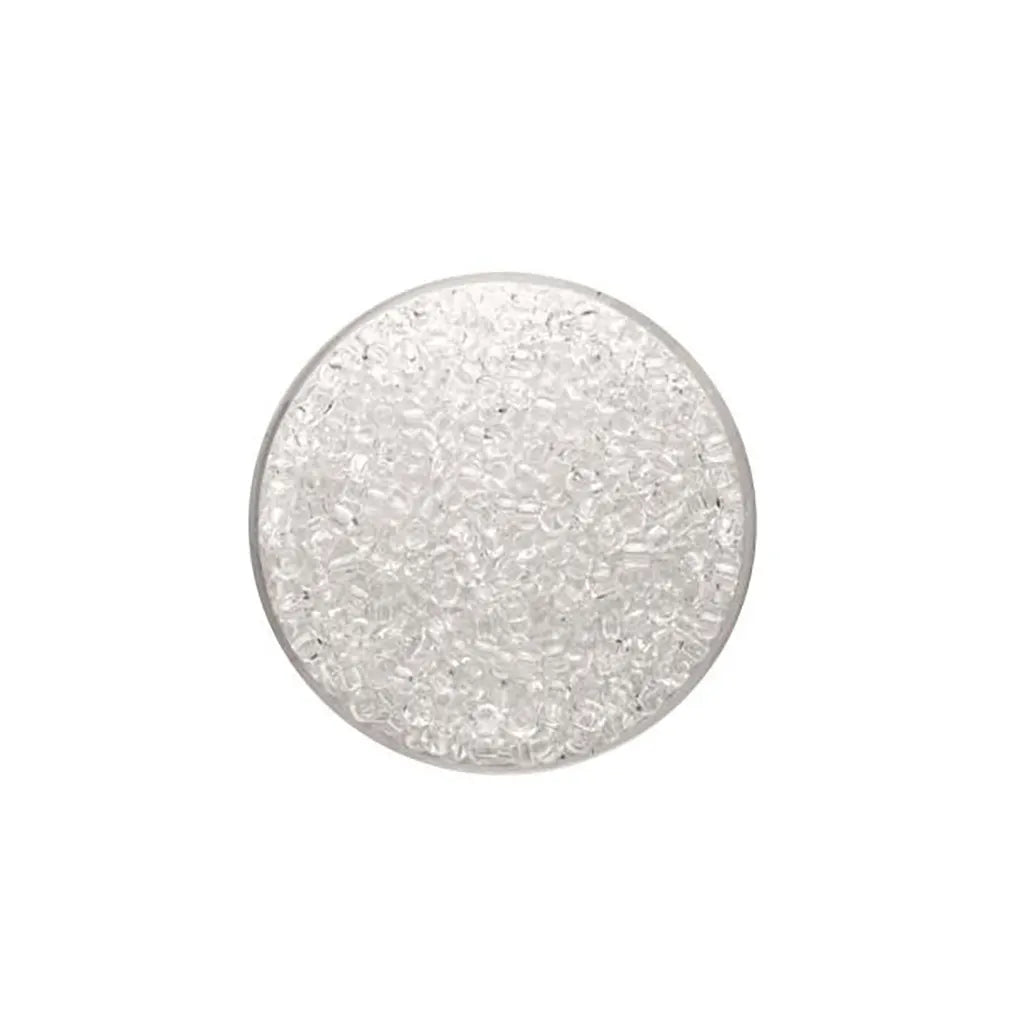 Rocaille Beads 2.6mm 17g, Transparent Crystal