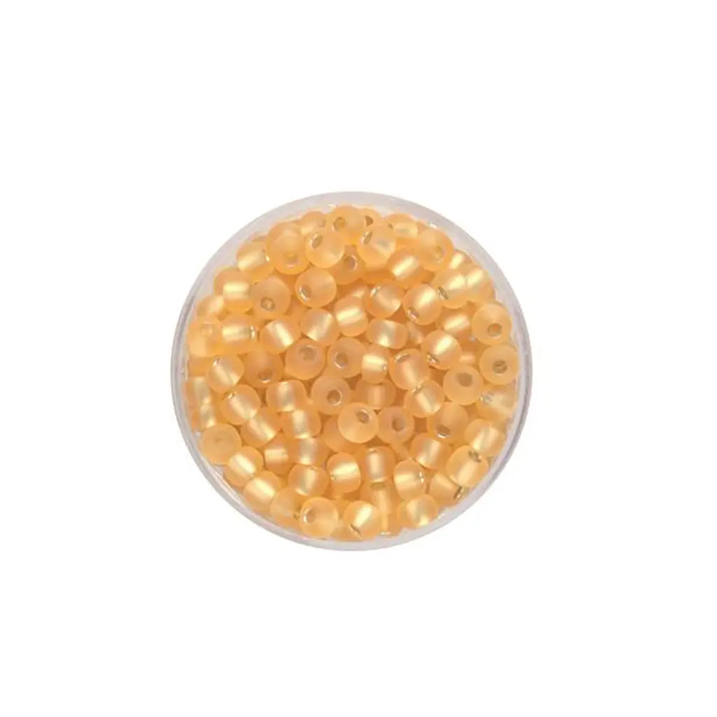 Rocaille 4.5mm 17g, Silver Lustre Beige