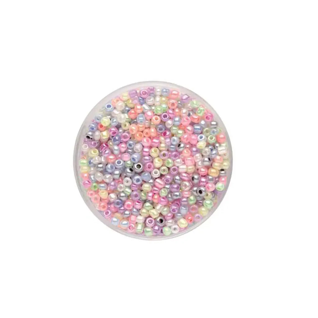 Rocaille Beads 2.6mm 17g, Mix Pastel