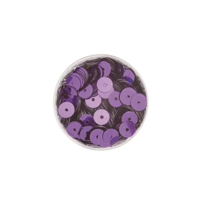 Round Sequins 6mm 7g, Lilac