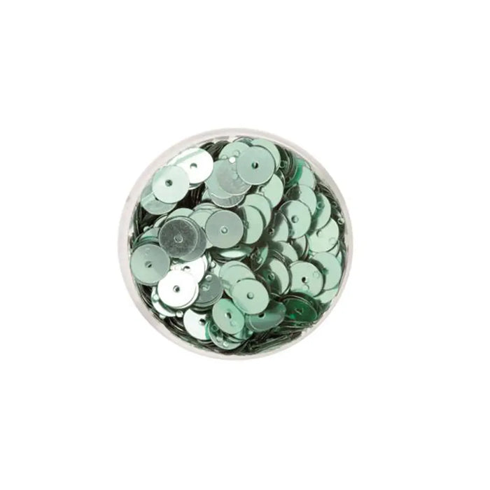 Round Sequins 6mm 7g, Mint