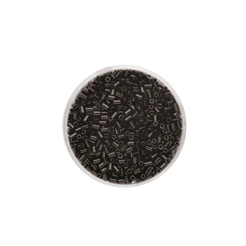 Glass Bugles 2.0mm 17g, Black