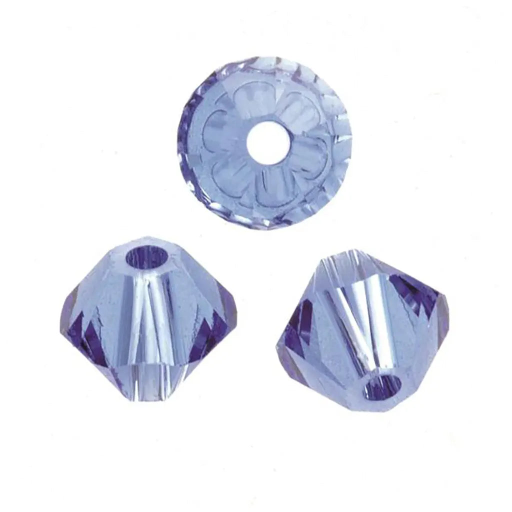 Swarovski Beads Bicone 4mm 25pcs, Saphire
