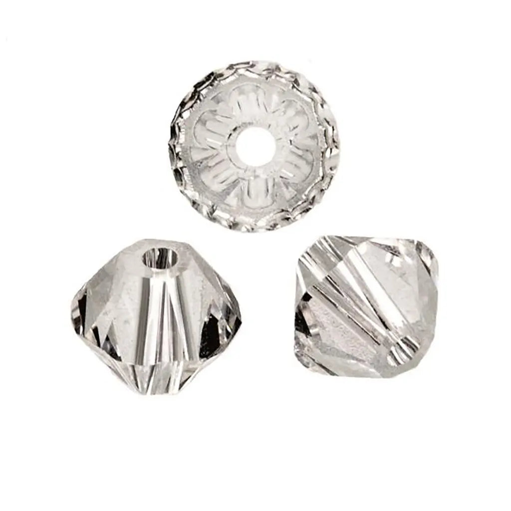 Swarovski Beads Bicone 4mm 25pcs, Crystal