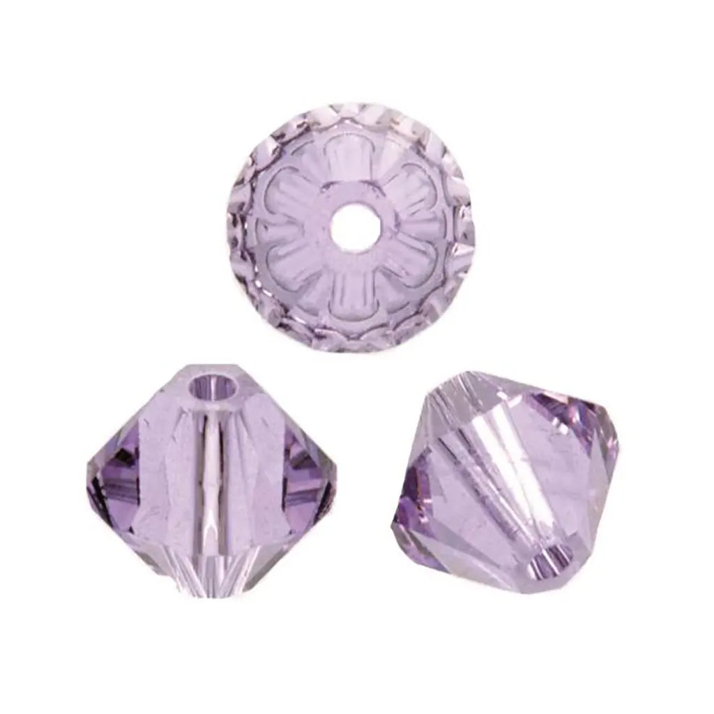 Swarovski Beads Bicone 6mm 12pcs, Violet
