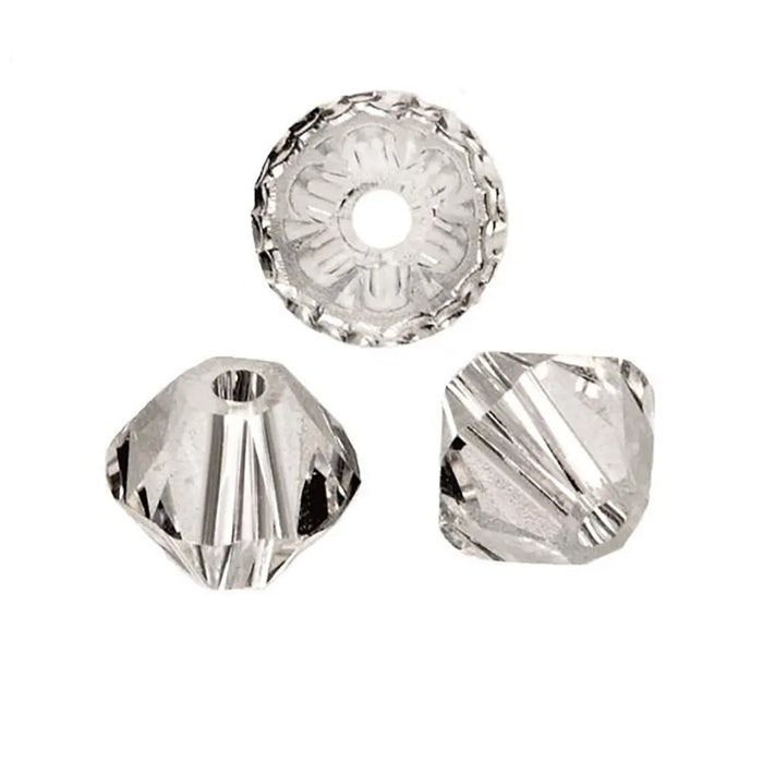 Swarovski Beads Bicone 6mm 12pcs, Crystal