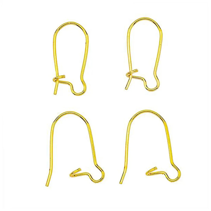 Ear Hooks Gold 10pcs