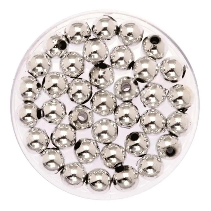 Deco Pearls 75Gx6mm, Silver