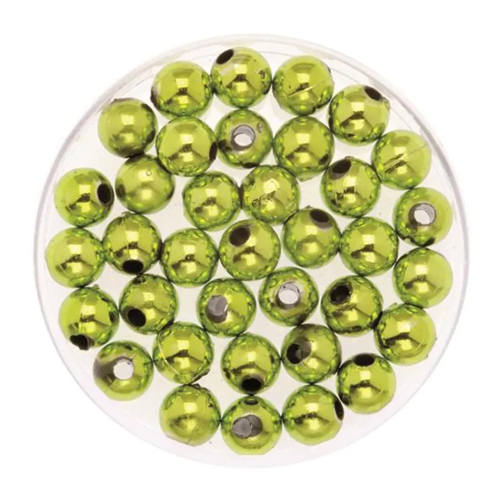Deco Pearls 75Gx6mm, Green