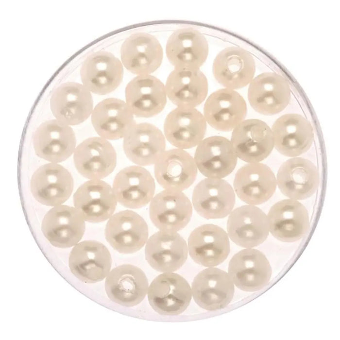 Deco Pearls 75G 10mm, White