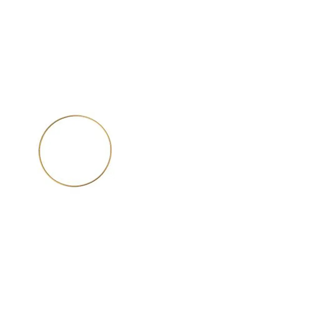 Metal Ring Gold, 15cm