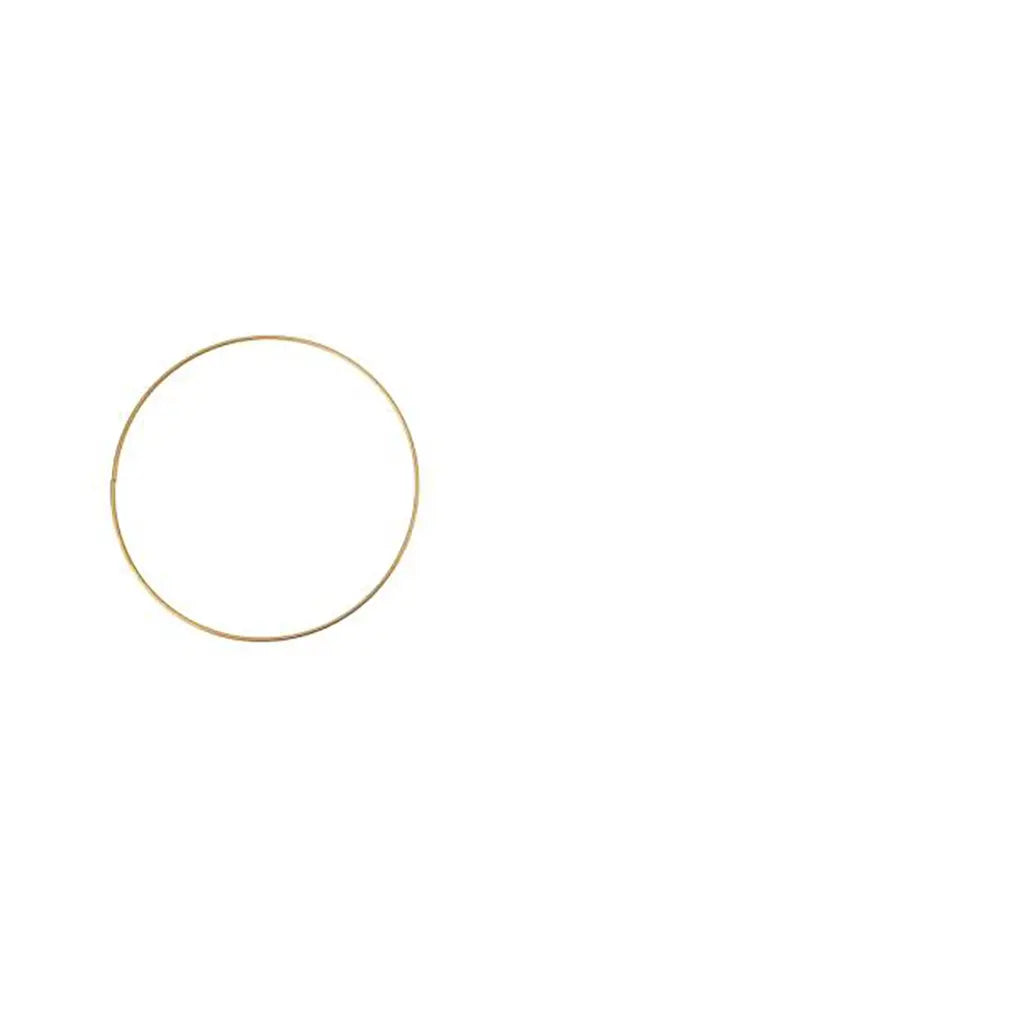 Metal Ring Gold, 20cm