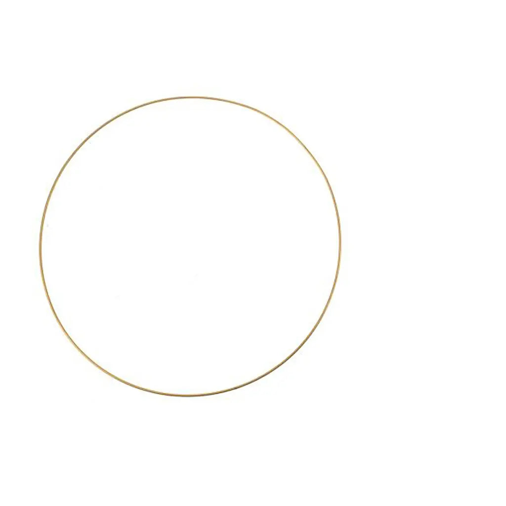 Metal Ring Gold, 40cm