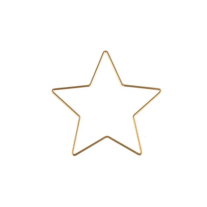 Metal Star Gold 15x15x0.3cm