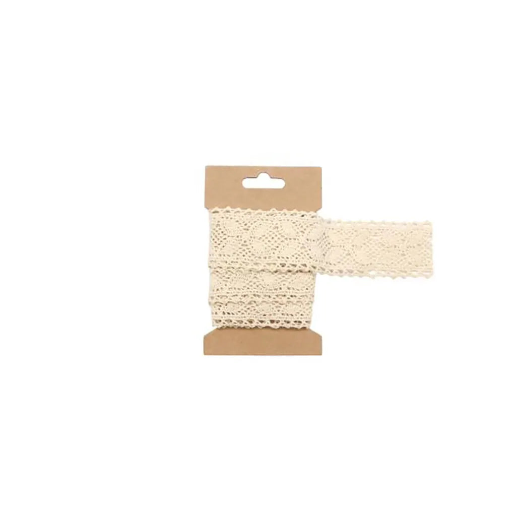 Lace Ribbon 4cmx200cm, Beige
