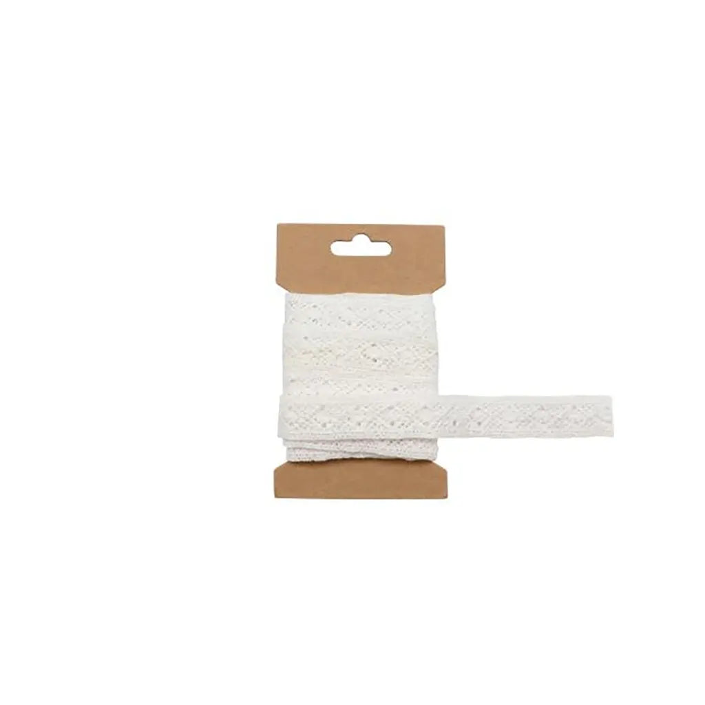 Lace Ribbon 2.2cmx400cm, White