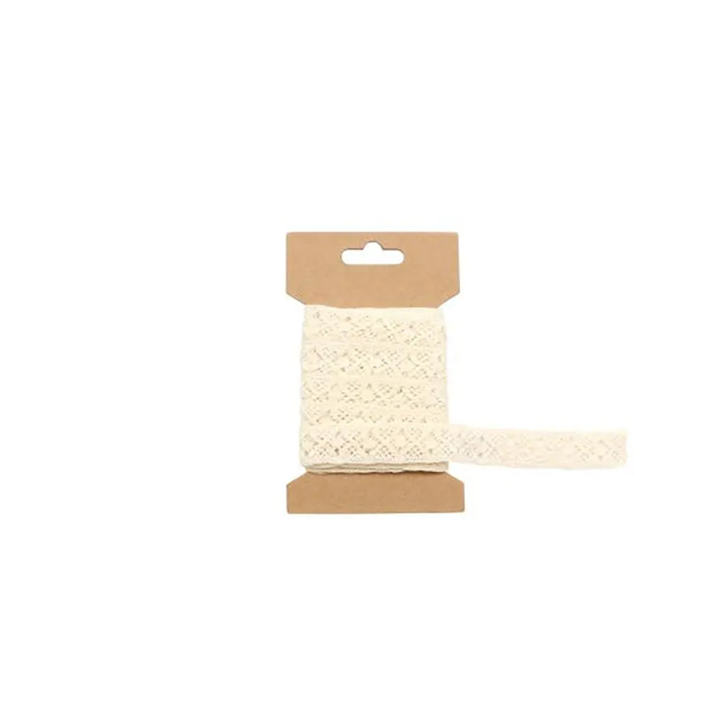 Lace Ribbon 2.2cmx400cm, Beige