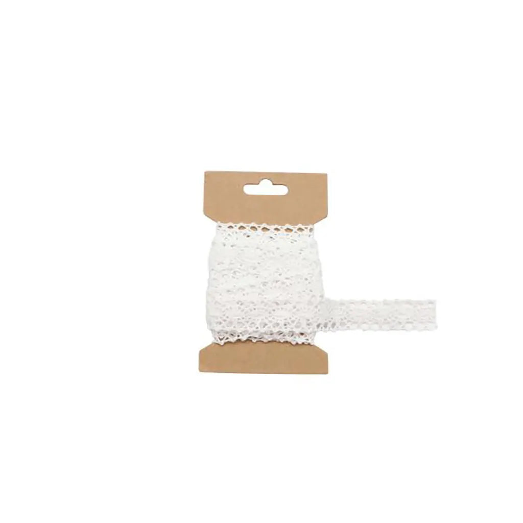 Lace Ribbon 2.3cmx400cm, White