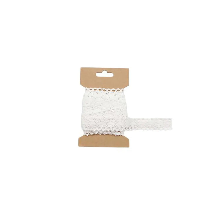 Lace Ribbon 2.3cmx400cm, White