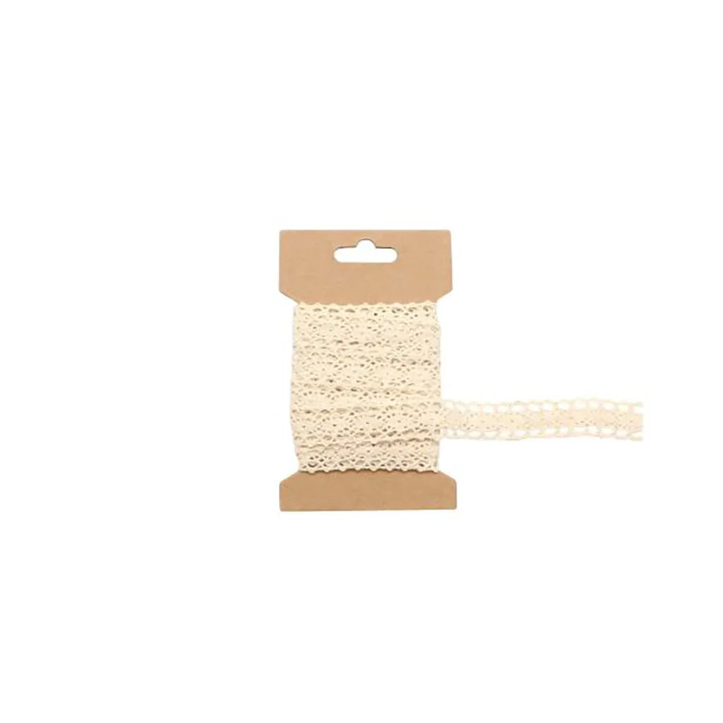 Lace Ribbon 2.3cmx400cm, Beige