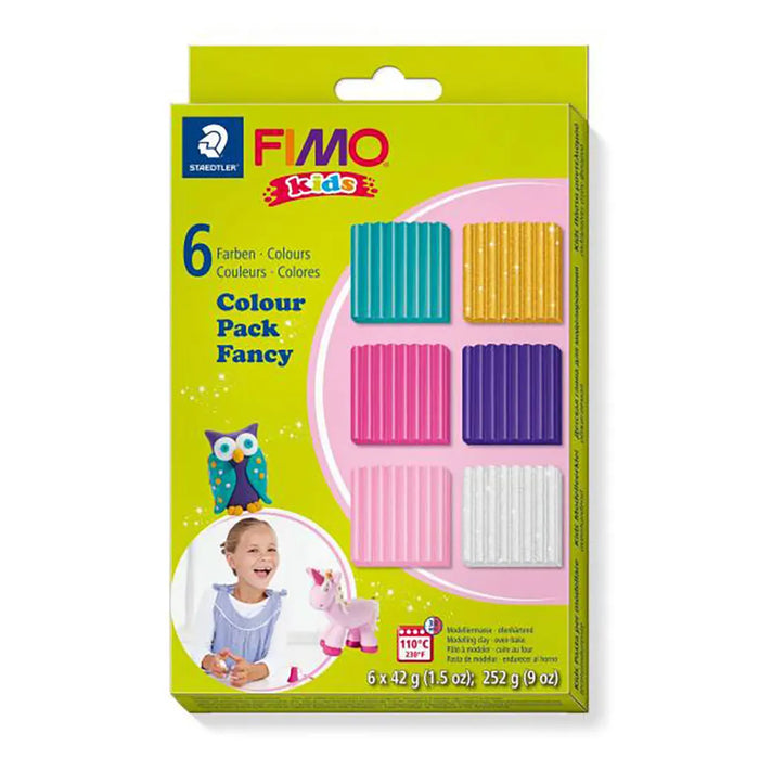 Fimo Kids 6 x 42G Colour Pack Girlie
