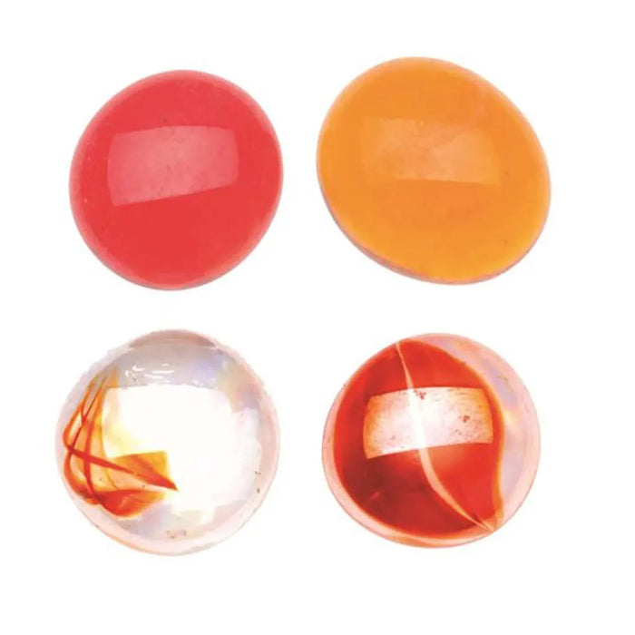 Glass Nuggets 200G 20mm Mix Red/Brown/Transparent