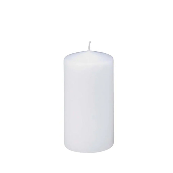 Round Candle White 60mm/120mm in Cellophane