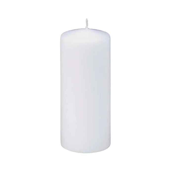 Round Candle White 60mm/150mm in Cellophane