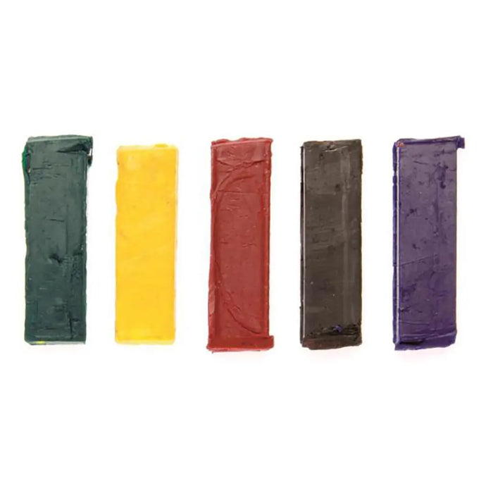 Wax Colour Pigment Set 35x6x10mm, 5pcs