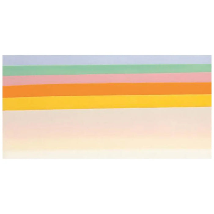 Decorative Wax Set 6pcs 200 X 50mm, Pastel