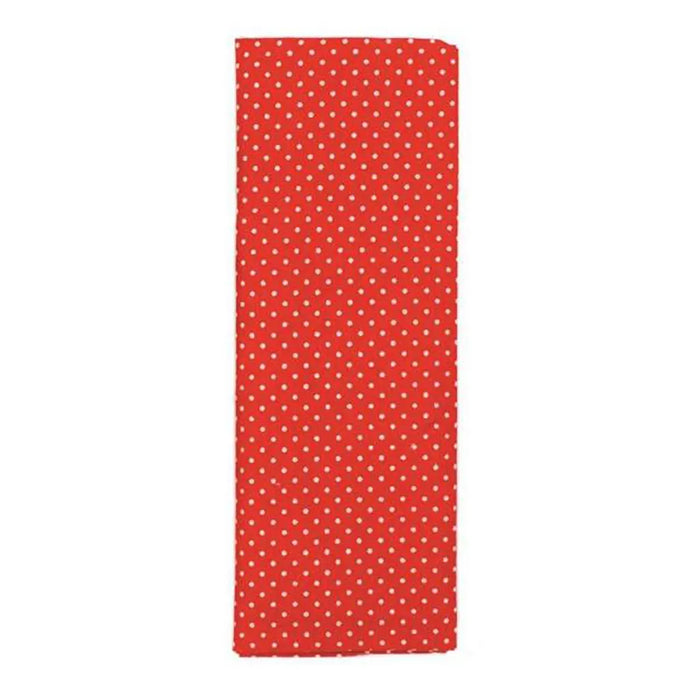 Fabric Piece 100X150cm, Red with Dots