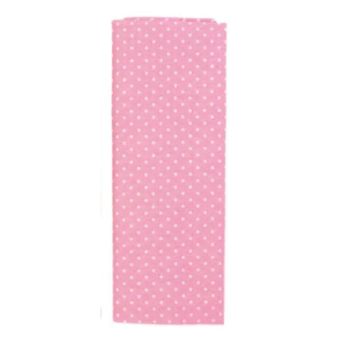 Fabric Piece 100X150cm, Pink with Dots
