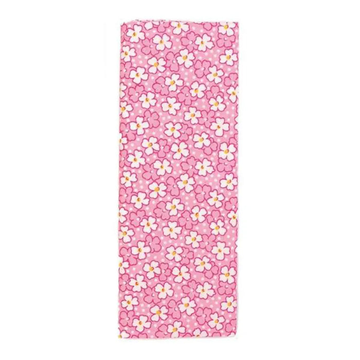 Fabric Piece 100X150cm, Pink White Flowers