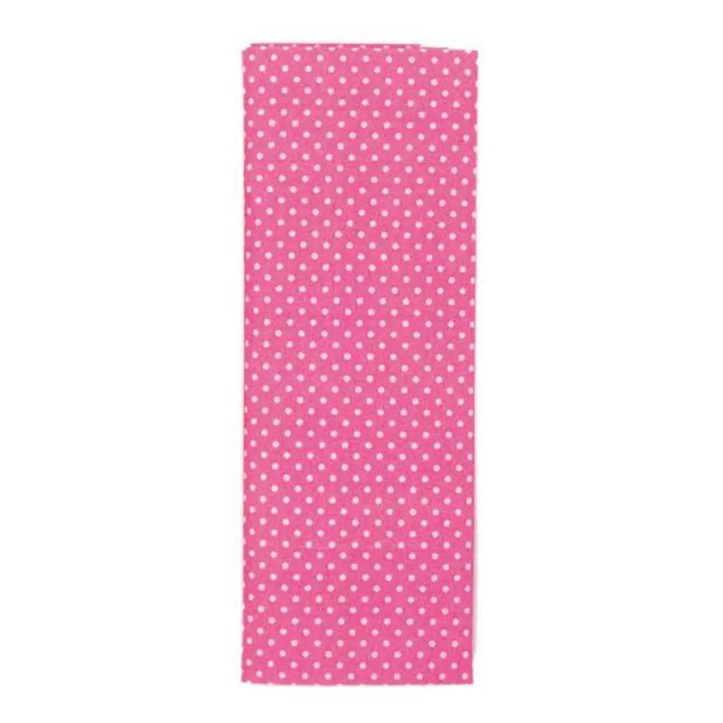 Fabric piece 100x150cm, Pink with Dots