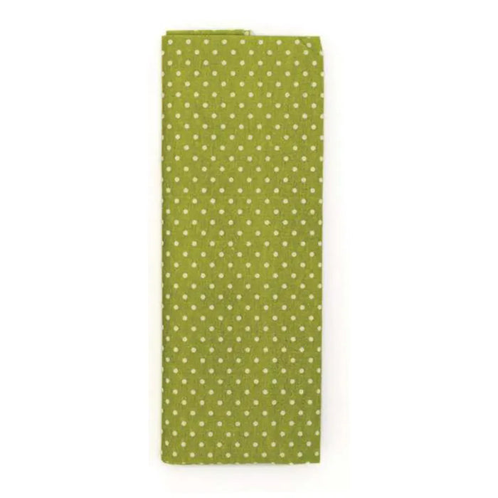 Fabric Piece 100X150cm, Green with Dots