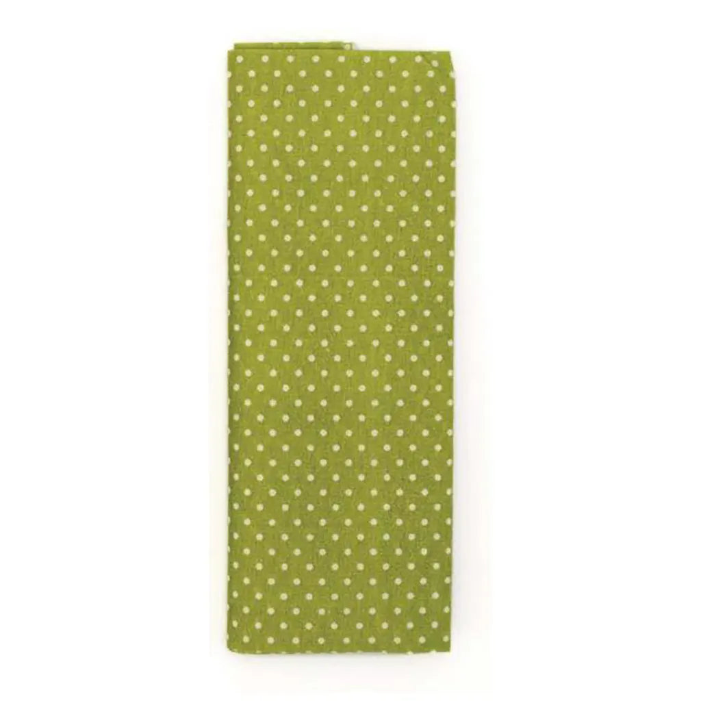 Fabric Piece 100X150cm, Green with Dots