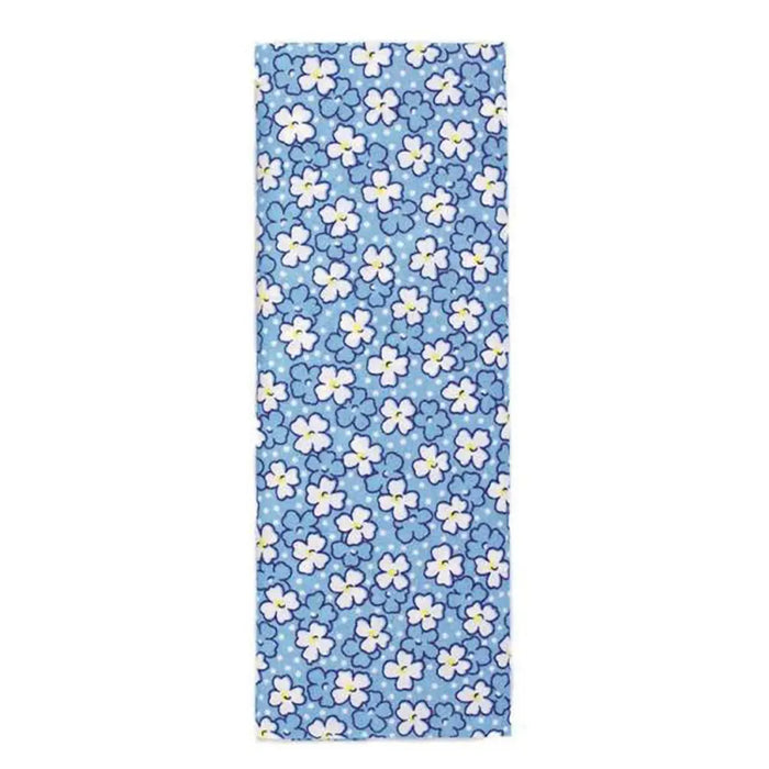 Fabric Piece 100X150cm, Blue Flowers