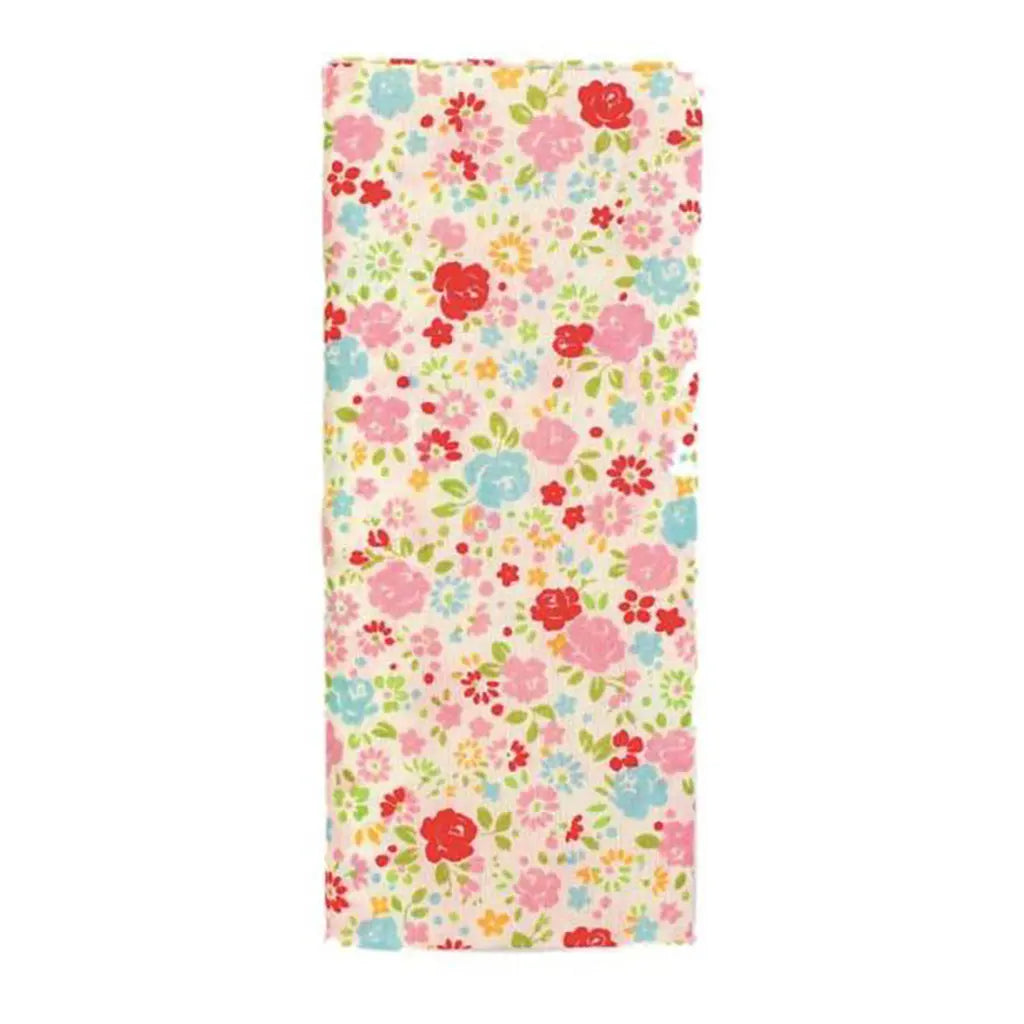 Fabric Piece 100X150cm, Multicolor Flowers