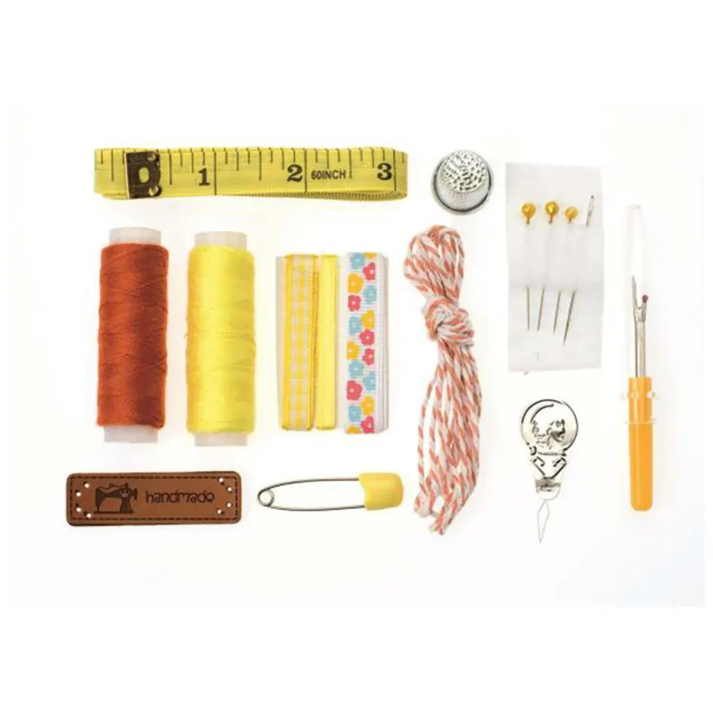 Sewing Set Lili Rose 14 Parts, Yellow