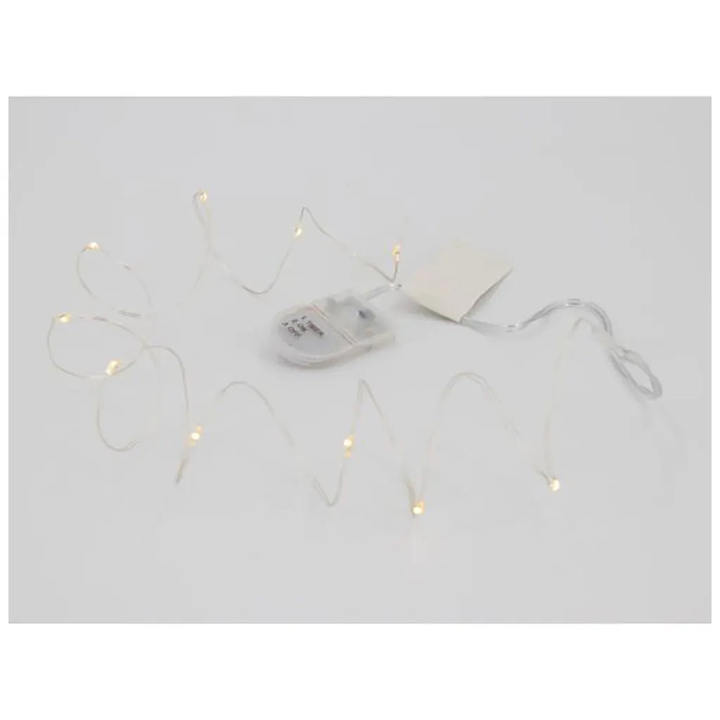 Mini Light 10 Lamps with Timer 110cm for Battery CR2032