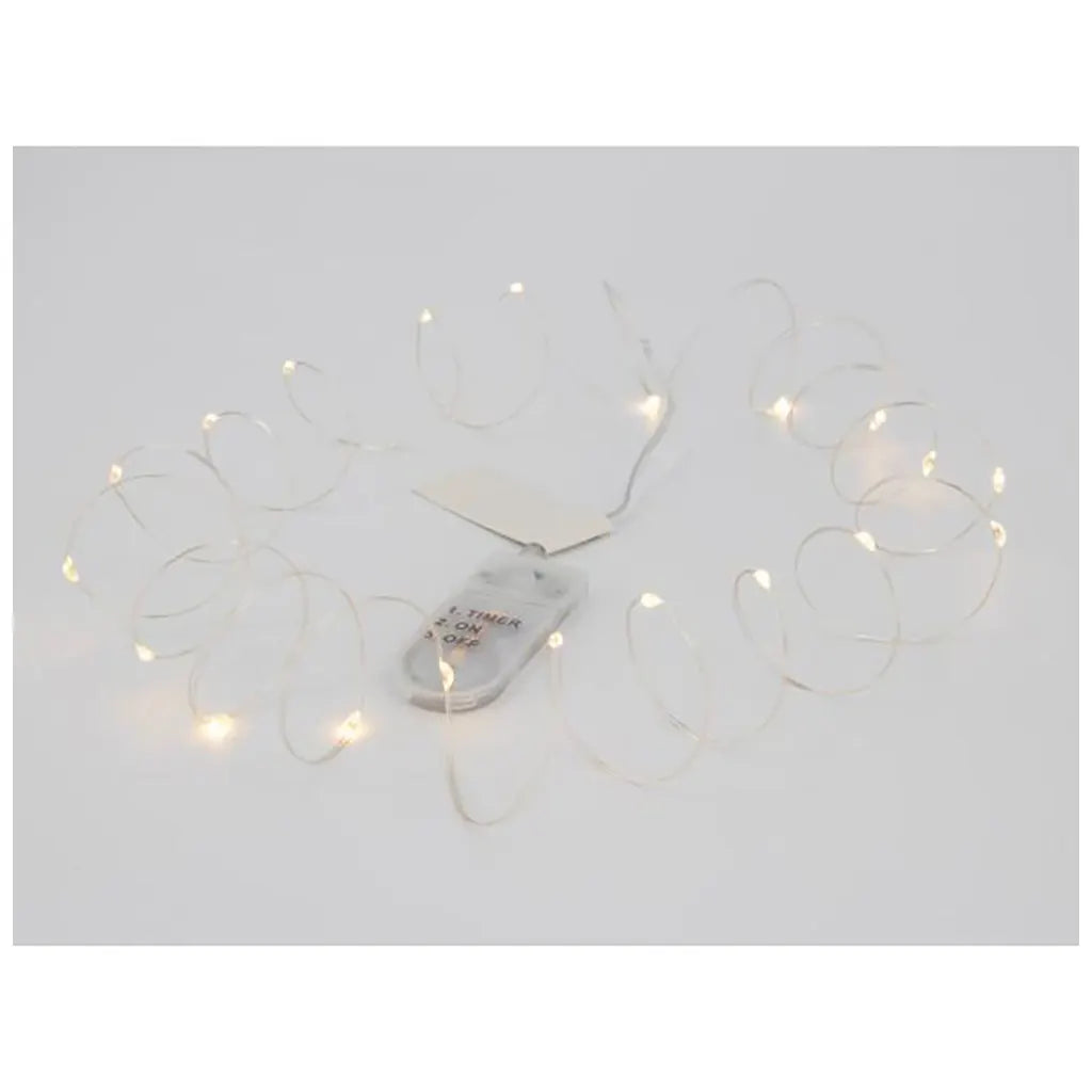 Mini Light 20 Lamps with Timer 180cm for Battery CR2032