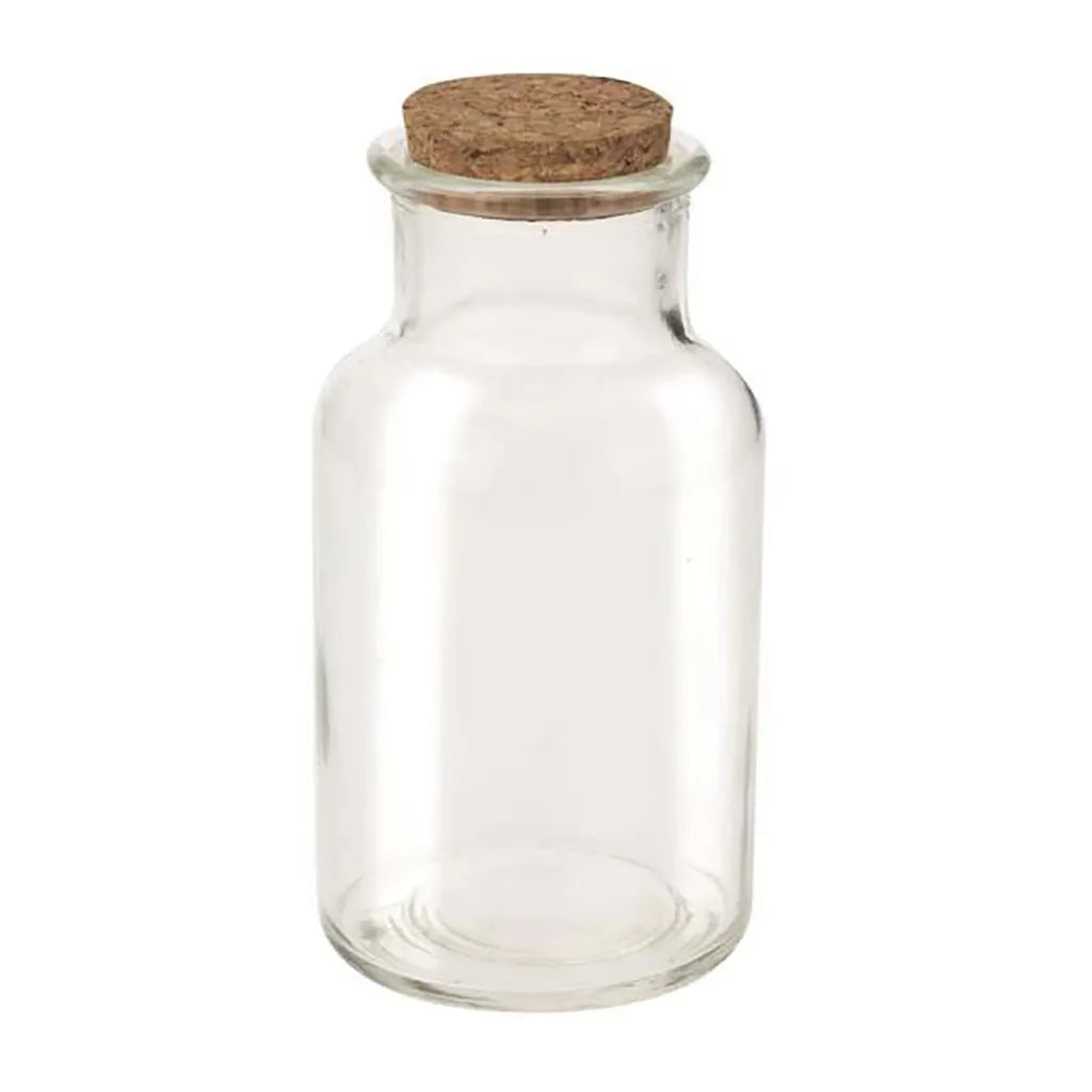 Glass Bottle with Cork 260ml 6.5x12.5cm