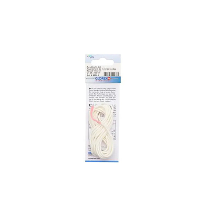 Round Wick Size 05 20 - 40mmm for Candles / 3m