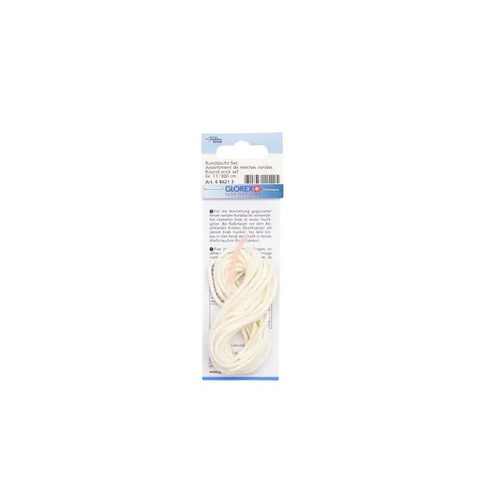 Round Wick Size 11 50-80mm for Candles / 3m