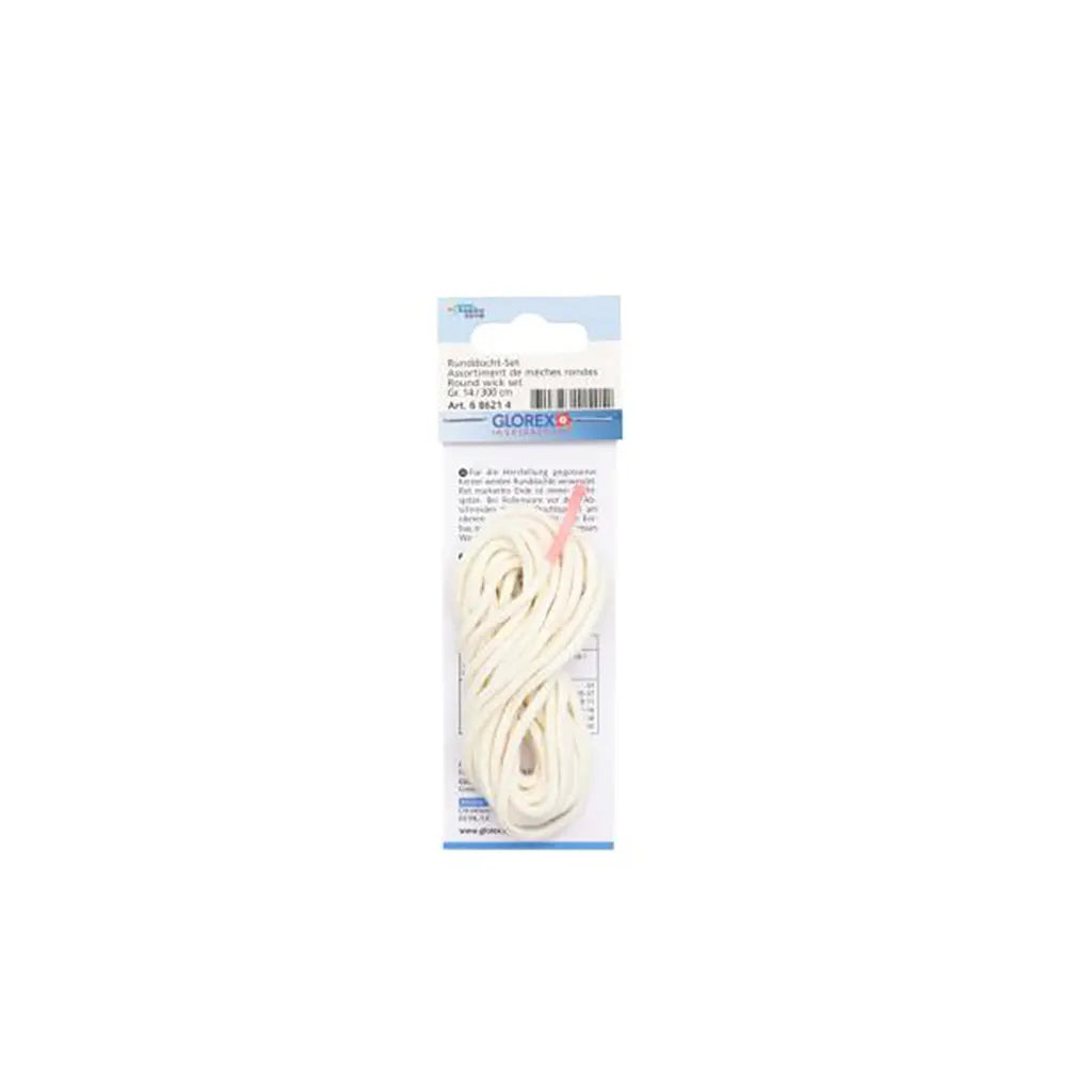 Round Wick Size 14 60-90mm for Candles / 3m