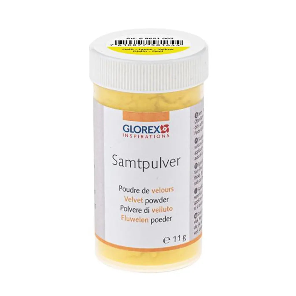 Velvet Powder 11g 0.5mm, Yellow
